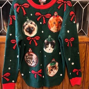 Cat Ugly Christmas Sweater